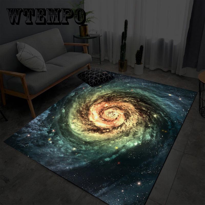 Modern Home Mat 3D Printed Area Rugs Galaxy Space Large Carpets For Living Room Bedroom Tatam