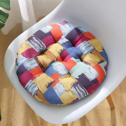 Home Floor Cushion Round Cushion Tatami Chair Cushion Student Classroom Thicken Tatami Fabric Futon