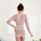 Ladies Autumn Clothes Long-sleeved Bottoming Shirt Thin Cotton Thermal Underwear Mother Plus Size Suit
