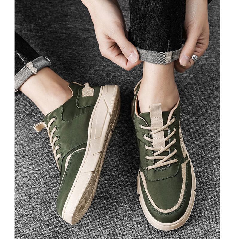 Summer Breathable Men's Shoes Korean Style Boys Board Shoes Umbrella Canvas Shoes All-match Sports Casual Shoes
