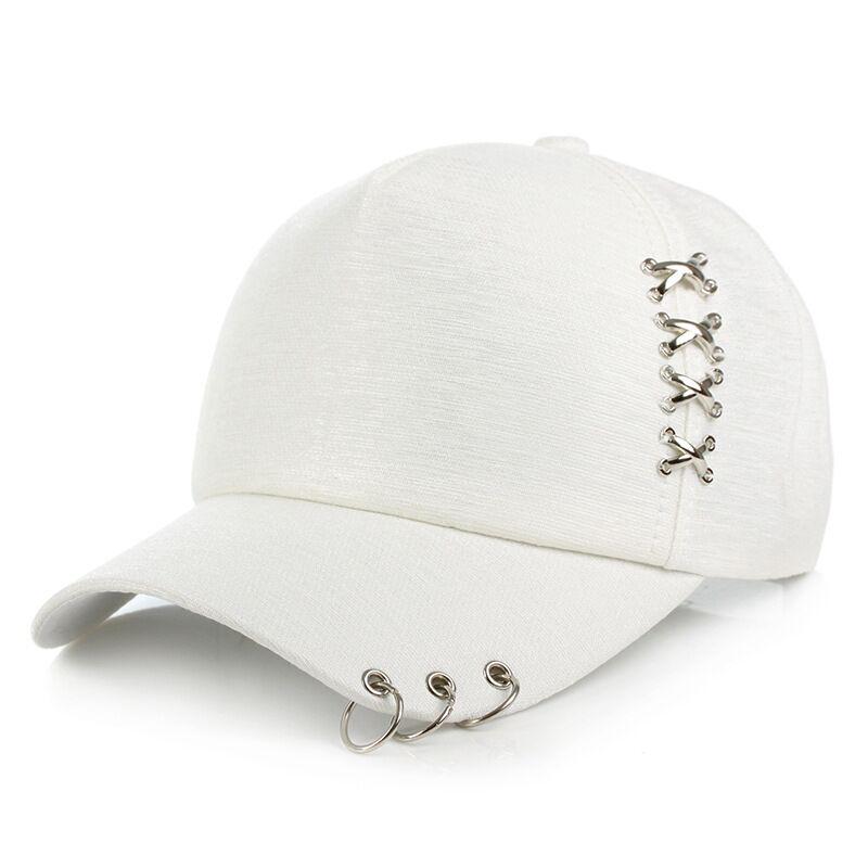 Dad Hat Creative Piercing Ring Baseball Cap Punk Gorras Bone Masculino Feminino Beisbol Hip Hop Snap