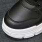 Leather High-top Cotton Boots Women's Shoes Snow Boots Women's Wild Autumn and Winter Plus Velvet White Shoes Women's Cotton Shoes