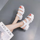 Sandals Women's Summer Fashion Outer Wear Students All-match Thick-soled Heightening Sports Flat-soled Beach Shoes Women