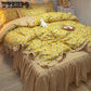 Bedding Sets Quilt Cover Cotton Four-piece Bedding Set Bed Skirt  Bed Linen Bed Cover Princess Style Duvet Cover Bedding Quilt Cover Bed Sheet