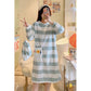 Large Size Women's Winter Warm Coral Fleece Stripes Nightdress Cute Cartoon Printing Pyjama Plus Fat Oversize Long-sleeves Pajamas Flannel Home Wear