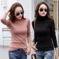 Autumn and winter new long-sleeved T-shirt women's shirt Slim slimming inside the high-necked shirt