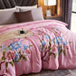 High Grade Winter Chinese 100%Long Mulberry Silk Quilt Quality Handmade 4 Season Silk Comforter Blankets 100%Cotton Fabric Cover