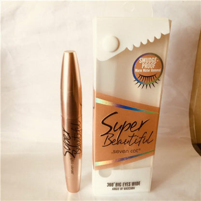 long curled long anti-blooming mascara student set to discolor Waterproof sweat-proof thick