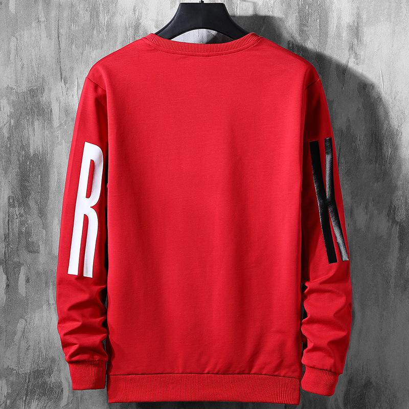 Men's Sweater Spring and Autumn Plus Size Sweater Loose Sports Sweater