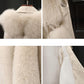 Fur Vest Women's Winter Wear Thick Imitation Fox Fur Vest Faux Fur To Keep Warm Comfortable and Soft Women's Sleeveless Suit Collar Jacket