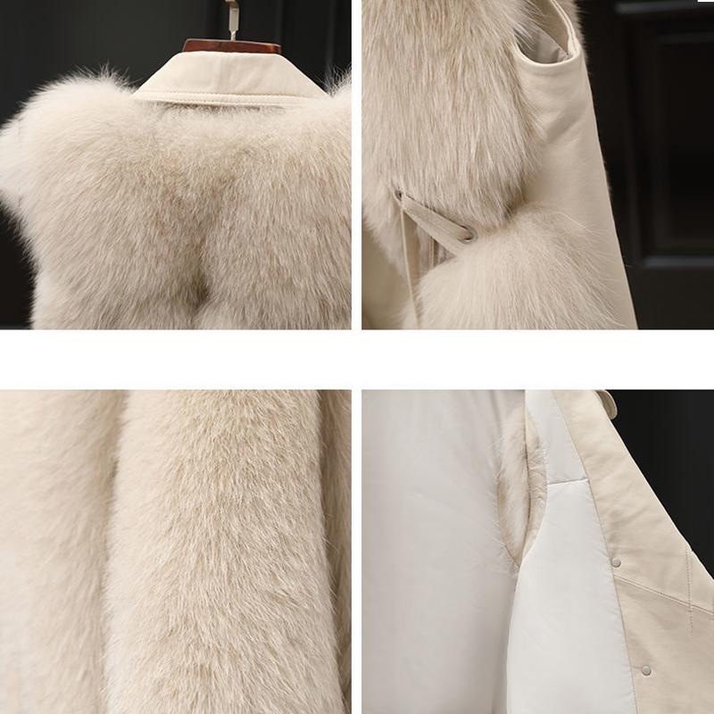 Fur Vest Women's Winter Wear Thick Imitation Fox Fur Vest Faux Fur To Keep Warm Comfortable and Soft Women's Sleeveless Suit Collar Jacket