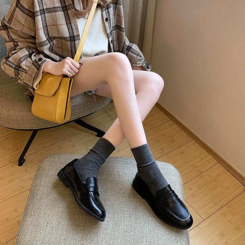 Small Leather Shoes Women's British Style Spring Autumn All-match Women's Shoes Retro Loafers Flat Shoes