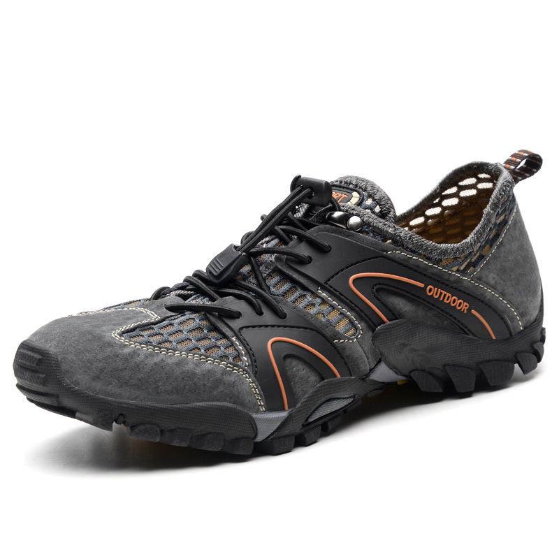 Plus Size 38-46 Summer Men Sneakers Hiking Shoes Lightweight Breathable Basketball Running Shoes Deodorant Mesh Casual Shoes