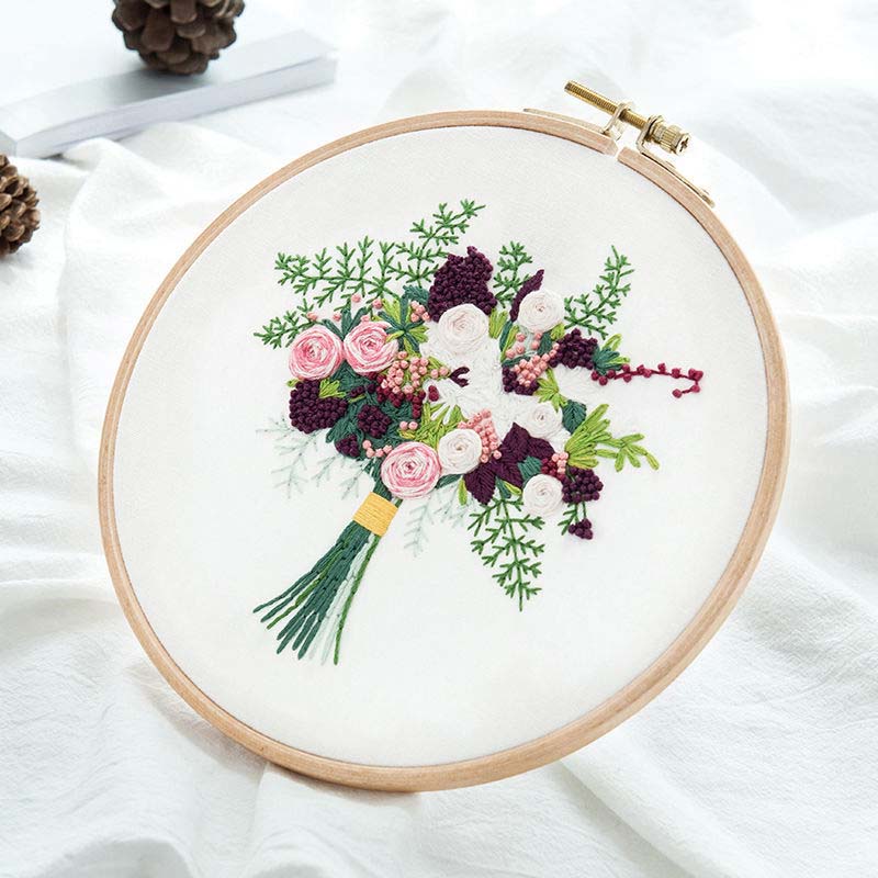 Three-dimensional Embroidery Diy Student Handmade Creative Adult Material Package French Ribbon Embroidery Su Embroidery Beginner Kit