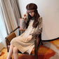 Autumn and Winter Mid-length Loose Sleeveless Sweater Pullover Fake Two-piece Knitted Skirt Bottoming Shirt