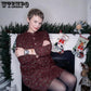 Floral Dress O Neck Long Sleeve Button Cotton Linen A-Line Midi Dresses Elegant Party Vintage Vestidos