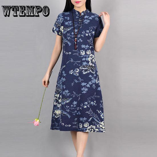 4XL Chinese Qipao Classic Women Satin Traditional Dragon Phoenix Long Dress Elegant Slim Plus Size