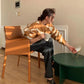 Autumn  Winter Sweater Women Loose Casual Female Students Fashion Round Neck Outer Wear Wild Thick Knit Sweater