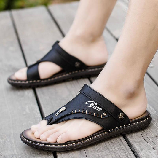 Dual-use Men's Sandals Men's Non-slip Beach Shoes Flip-flops Men's Shoes Summer Non-slip Large Size
