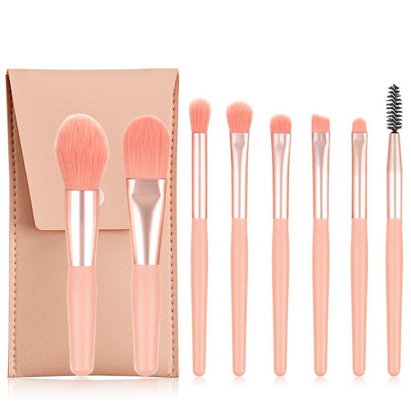 8 Piece Portable Soft Makeup Brush Set, Eye Shadow Foundation Powder Eyelash Lips Concealer Blush Makeup Brush Set