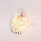 Luxury peacock crystal wall lamp Nordic bedroom bedside living room TV background led wall lamp