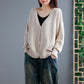 Autumn Women Sweaters Warm Solid Color Long Sleeve Buttons Sweater Cardigan Loose Sweaters Coat