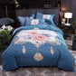 4Pcs/Set Classic Comforter Bedding Set Bed Linen Cotton Duvet Cover Set Home Textile