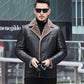 Leather Men's Jacket Plus Velvet Thickening Young and Middle-aged Fur Coat Winter Leather Jacket Large Size