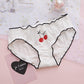 Girls' Cotton Underwear Sweet Fruit Print Fungus Edge Student Briefs with Hips