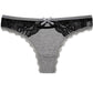 6pcs/set of Pure Cotton Underwear Women T-back Sexy Fashion Plus Size Thong Lace Solid Color Underwear