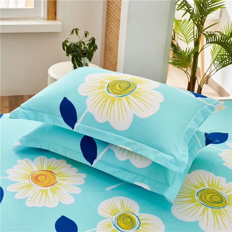 100% Cotton Pillow Cover 48x74cm Pair of Household Adult Pillowcase Cotton Student Pillow Core Cover Universal