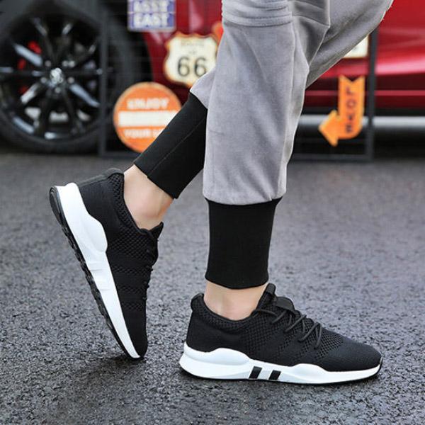 Men Shoes Lace-up Men Casual Shoes Lightweight Breathable Sneakers Men Running Shoes