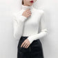 Turtleneck Sweater Women's Autumn and Winter Pullovers Slim Fit and Warm All-match Western Style Fashion Knitted Bottoming Shirt