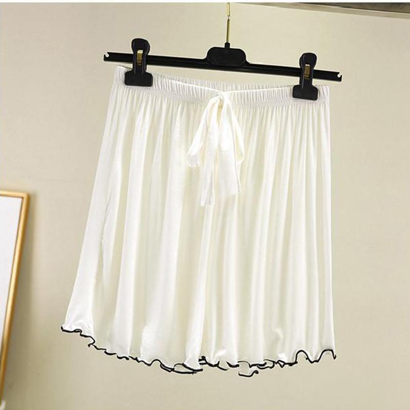 Ladies Loose Home Shorts Plus Size Pants Casual Pants Ice Silk Summer Pajamas