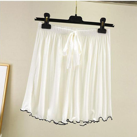 Ladies Loose Home Shorts Plus Size Pants Casual Pants Ice Silk Summer Pajamas