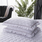 Pure Cotton Solid Color Pillowcases A Pair of Ruffled Quilted Pillowcases Antibacterial Pillowcases (without Pillows)