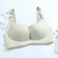 Summer Thin Seamless Underwear Girl Student Bra Gathered Without Steel Ring To Receive The Breast Small Bra Bra Sexy and Cute