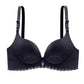 Lace-up Bra Summer Thin Section Seamless Breathable Bra Underwear Women's No Steel Ring Adjustable Push-up Bra