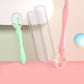 Baby Feeding Spoon with Storage Box Non-Slip Baby Trainning Spoon Food Grade Silicone Cute Baby Feeding Tableware