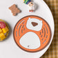 6pcs Cartoon Fruit Cute Table Mat Silicone Mat Non-slip Anti-scalding Coaster