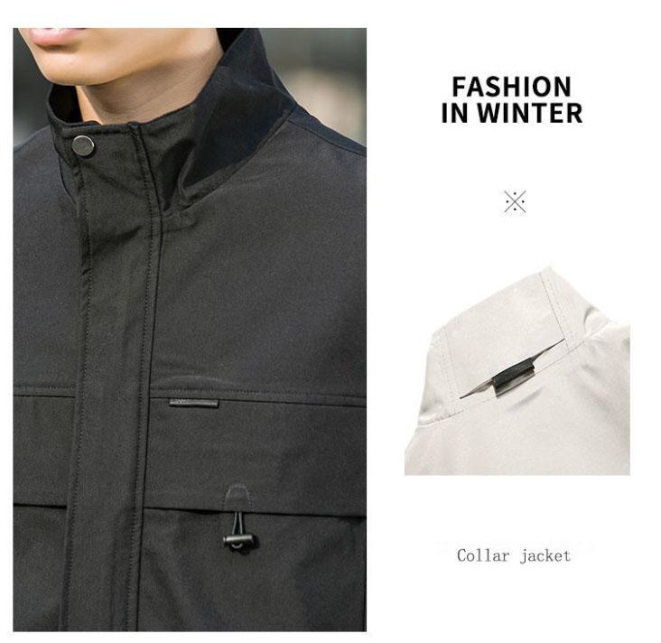Men's Autumn Jacket All-match Large Size Casual Jacket Men's Youth Trend Self-cultivation Jacket Coach Jacket