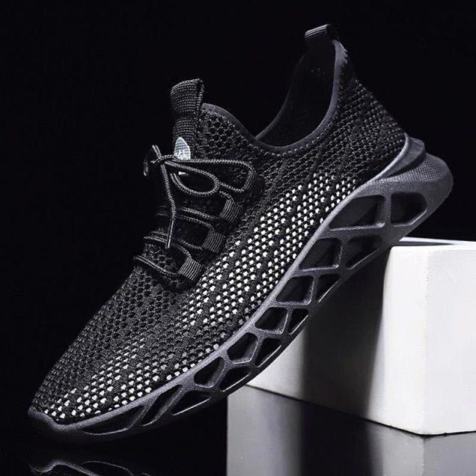 Men's Shoes Summer Breathable Thin Mesh Sports Shoes Men's Hollow Mesh Trendy Shoes