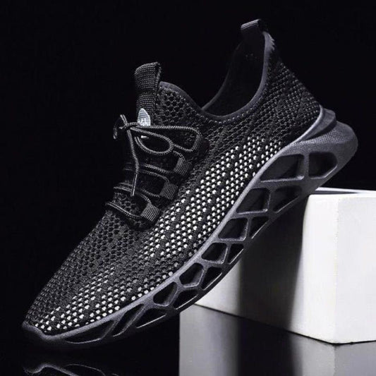 Men's Shoes Summer Breathable Thin Mesh Sports Shoes Men's Hollow Mesh Trendy Shoes