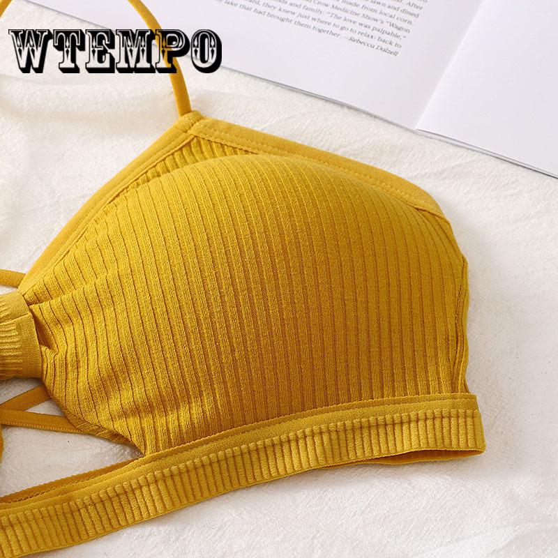 Bra Fitness Bralette Crop Sexy Pad Tank Tops Women Underwear Floral Lace