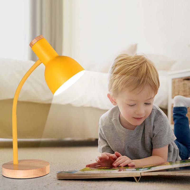 Rechargeable Plug-in Dual-purpose Bedroom Creative Bedside Lamp with Bright Color Tone and Eye Protection Table Lamp