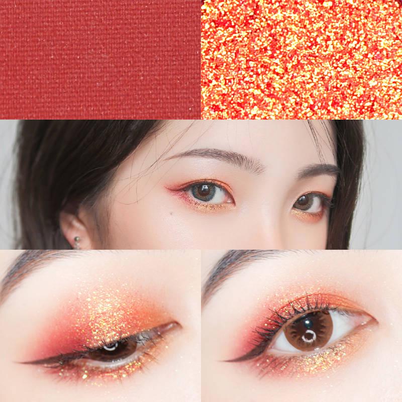 Streamer Pearl Eyeshadow Pearl Glitter Matte Glitter Pink Glitter Eyeshadow Earth Color Matte
