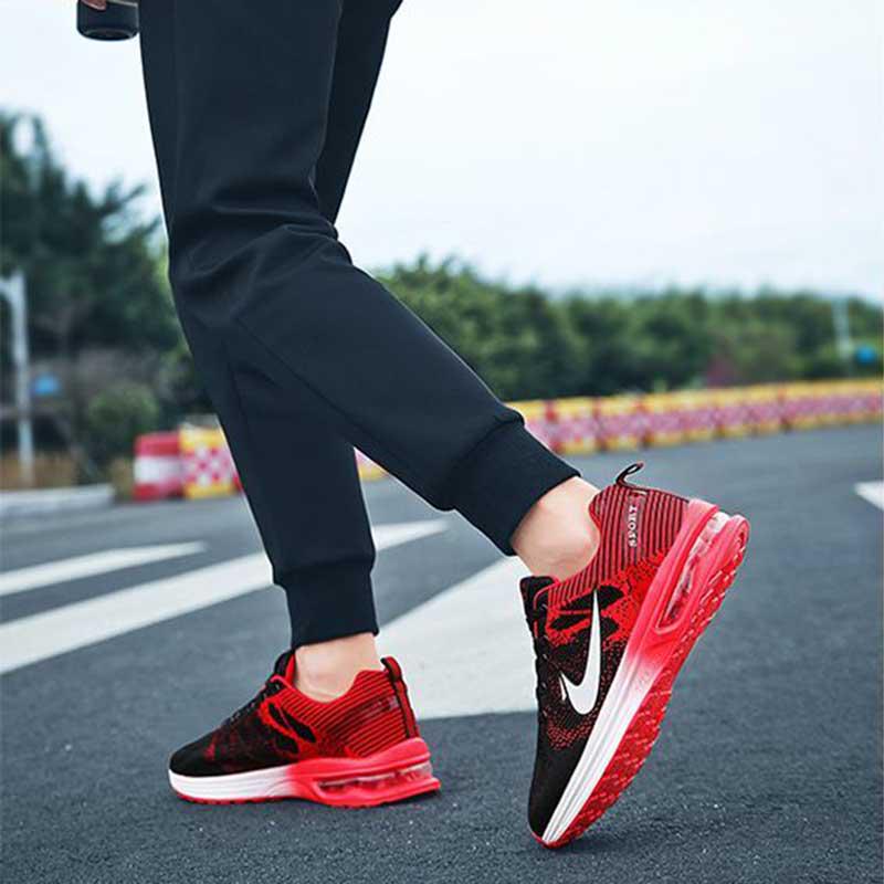 36-45 Men Mesh Sneakers Wear-resistant Outdoor Basketball Shoes Deodorant Lightweight Running Shoes