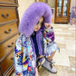 Girls' Winter Warm Cotton Coat Thicken The Children To Overcome Windproof and Warm Down Padded Jacket