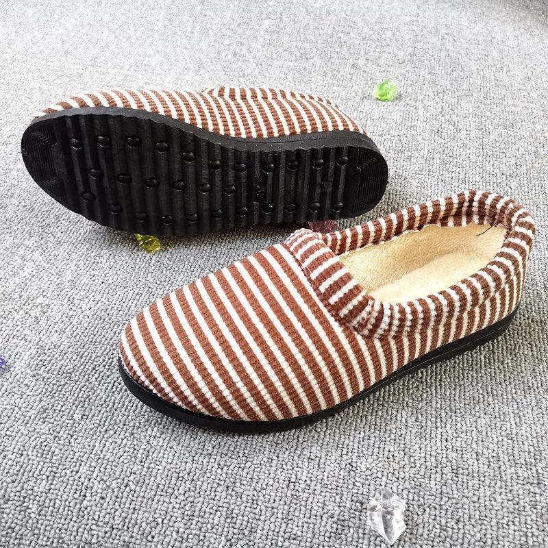 Women's Cotton Shoes Women's Winter Beijing Craft Cloth Shoes Home Shoes Indoor Casual Soft Sole Leopard Print