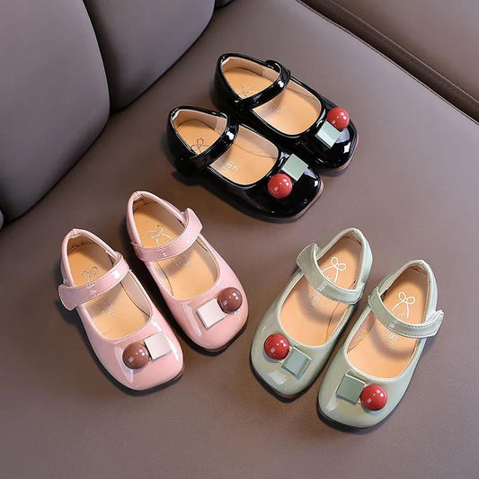 Girls Leather Shoes Princess Shoes Children Shoes Dancing Shoes Princess Sweet Sandals Spring Autumn Summer Leather Shoes